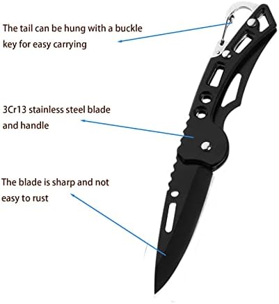 Džepni sklopivi nož Taktički nož Mala nehrđajuća oštrica od nehrđajućeg čelika 2,5 inča Dugi