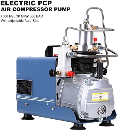Električna pumpa za kompresor PCP zraka - 4500 PSI / 30 MPa / 300 bara - Prilagođeni pritisak -