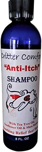 Prirodni pseći šampon za suhu osjetljivu kožu koja svrbi - Formula za oslobađanje od alergija. Pas kupka za smrdljivi psi sa čajevca ulje koje umiruje žarišta & Uslovi.