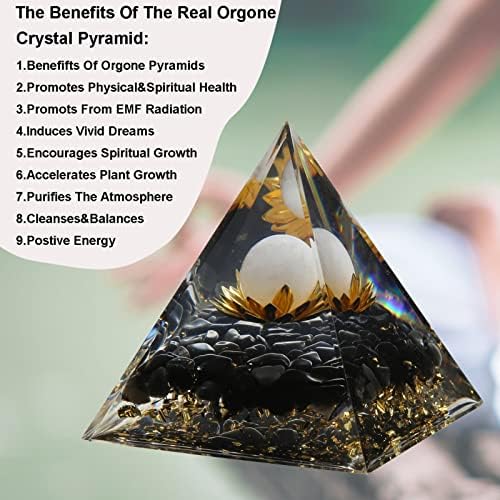 Orgone piramida za pozitivnu energiju, kristalno piramidalni orgonit za zaštitu piramide za kristal Energy Generator
