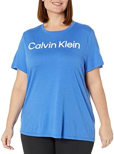 Calvin Klein Performance ženska Plus Veličina aktivni kratki rukav Comfort stretch Tee