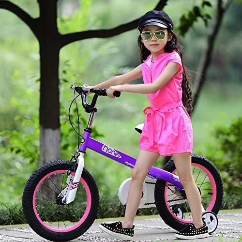 Royalbaby Kids Bike Cubetube za veke 3-9, Bike za mališani 12 14 16 18 20 inča, sa treninzima Kickstand, Unisex modni stilovi