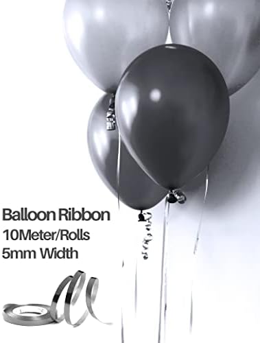 Party Balloons Metalic Latex baloni 50pcs i partija za zavjese za zavjesu 2pcs pozadina, 12 inča