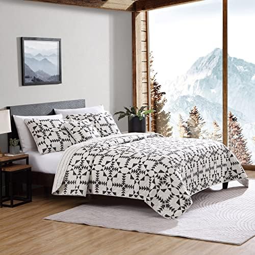 Eddie Bauer- Queen prekrivač, pamuk Reverzibilni set posteljine, cijeli sezonski kućni dekor sa poklopcem jastuka