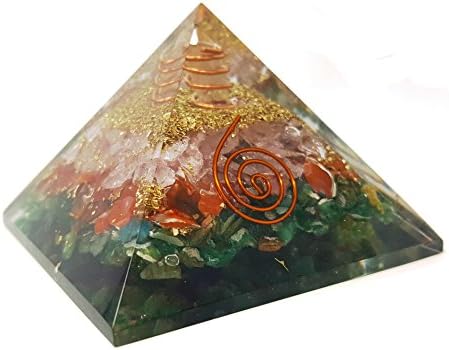 Mješovita kamena kristalna orgona piramida / EMF zaštitna meditacija joga energetski generator