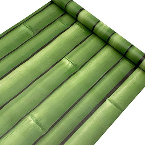 Yifeely Green Bamboo Recenzira papir Vodootporna polica i ladica Osvježi na otvorenom kafe stol za vanjsku 17,7 inča za 9,8 stopa