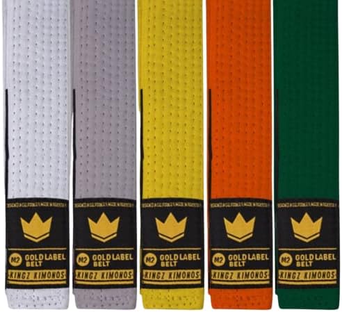 Kingz Gold Label V2 Jiu Jitsu Dečiji pojas - Čvrsta boja