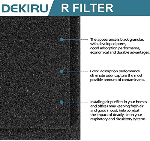 Dekiru Filter sa aktivnim ugljem Precut za Hpa300 predfilter kompatibilan sa Honeywell filterom za prečišćavanje vazduha zamena, pogodan za jednostavnu instalaciju napredni filteri