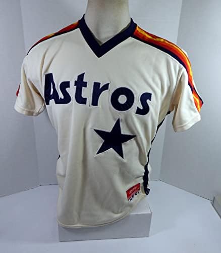 1987 Houston Astros Dave Meads 53 Igra Rabljeni krem ​​dres 42 DP35465 - Igra Polovni MLB dresovi