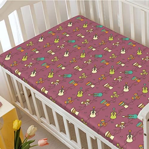 Glazbeni teretni lim, Standardni madrac sa krevetom ultra ultra mekani listovi za djecu za bebe
