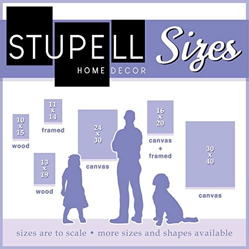 Stupell Industries ne ispiraju smiješnu riječ za kupatilo, dizajn umjetnice Daphne Polselli Art, 7 x 0,5 x 17, zidna ploča