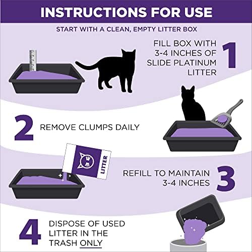 Ruka & amp; Hammer SLIDE Platinum Multi-Cat lako čišćenje grudica za mačke, 14 dana kontrole mirisa