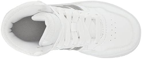 adidas Hoops 3.0 patike za srednju košarku, bijela/bijela/bijela, 13 us Unisex little Kid