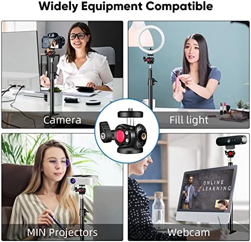 ETOR Web kamera za stolni nosač kamere - Fleksibilna stezaljka za montiranje, visina i kut Podesivi kompatibilan sa Logitech Webcam C925E C922 C930 C920 C615 Brio 4K i prstenaste i DSLR kamerom