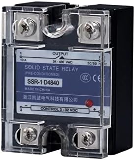 EXONGY SSR-10DD 25DD 40DD 80A 100A SSR jednofazna DC kontrola DC 3-32VDC do 220VDC 600V 10a 25a 40A dd relej čvrstog stanja