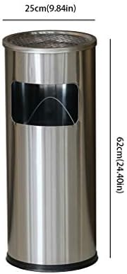 Zatvoreni vanjski podni pepeo pepeljasto kašika za kašiku za smeće na otvorenom u zatvorenom liftu Koridor od nehrđajućeg čelika Pepeljasta kašika može kvadratno cilindrično smeće vertikalno pepeljara