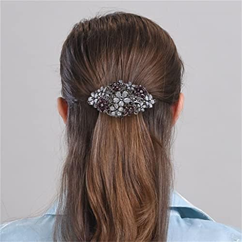 N / A headdress Hair Clip dame Hair Card Vintage Hair Accessories Spring Clip stražnji dio glave namotana