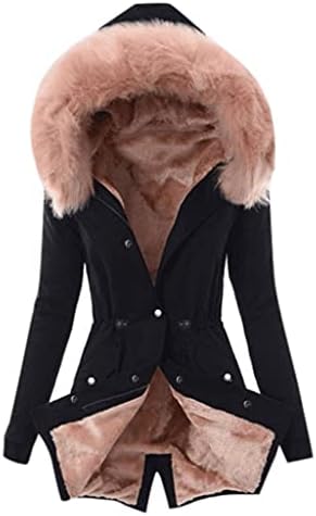 Nokmopo jakna Ženska ženska kaput Ženska zimska topla debela dugačka jakna kapuljač kapuljača Žene zimski kaputi