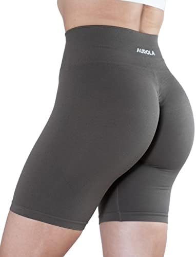 Aurola ženske atletske kratke hlače Bespremljena visoka stručna trčanje sportske teretane Fitness joga elastična vježba 7.5 Biciklističke gaćice