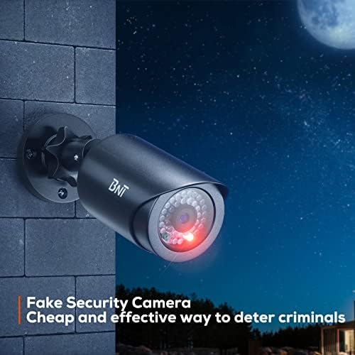 BNT lutka lažna sigurnosna kamera, sa jednom crvenom LED svjetlom noću, za sigurnost kuće i poslovanja u zatvorenom