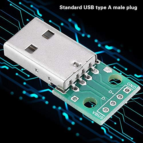 SPINA USB PCB + 10 komada USB tipa A za dip adapter muška ploča 4 pin 2,54 mm lomljenje plina P zaglavlje