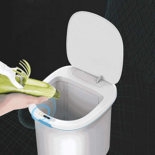 ZHAOLEI Kreativna Električna kanta za smeće indukcijska kanta za smeće u domaćinstvu sa poklopcem pametna beskontaktna kuhinjska toaletna kanta za smeće