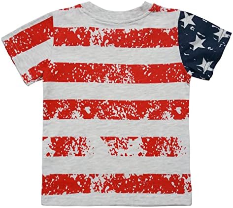 Mrocioa SAD američka zastava majica 4. Jula za dječaka djevojčica djeca zvijezde pruge Patriotska majica