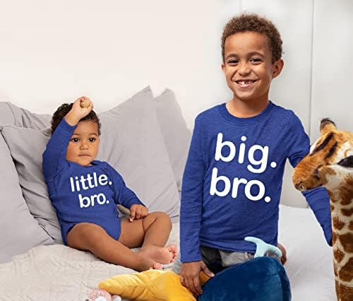 Majica Big Bro Little Brods Big Brother Little Brother Majica Lil Boys Odgovara odjeću