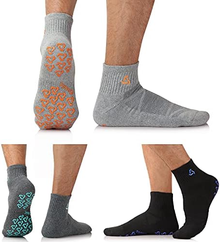 Ozaiic neklizajuće čarape za jogu kućni trening Pure Barre, Pilates, bolnica, idealne čarape za jastuk za muškarce i žene