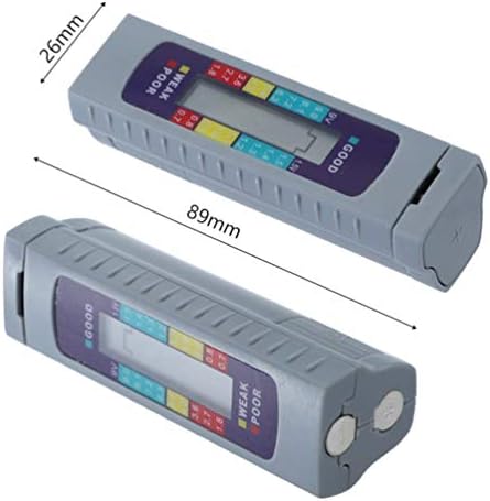 ULTECHNOVO Tester baterija Digitalni kapacitet Tester alat za mjerenje litijumske baterije AA