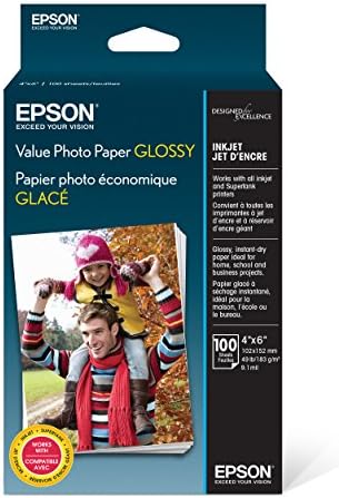 Epson vrijednost photo papir sjajni, 4x6, 100 listova