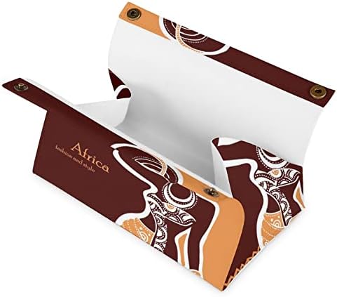 Afrička ženska tkiva kutija pokriva ukrasni dozator papira sa ubrusom za kućni uredski automobil