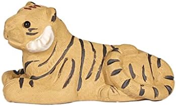 Zsedp Purple Clay Tea PET ukrasi Kreativna skulptura tigra mogu prikupiti čaj ukras za krađe Prilagođeni