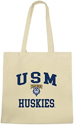 W REPUBLIC University Of Southern Maine Huskies pečat College Tote Bag