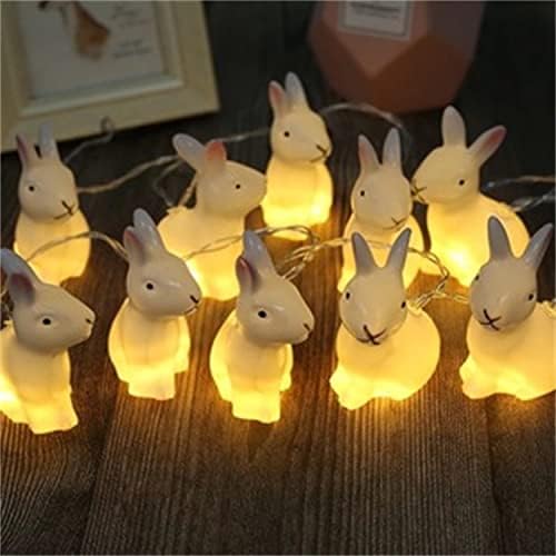 Božićna svjetla Mini Led lampe u boji Decor String jaja& Rabbit baterija Uskršnje svjetlo Operated Wire Home Lights