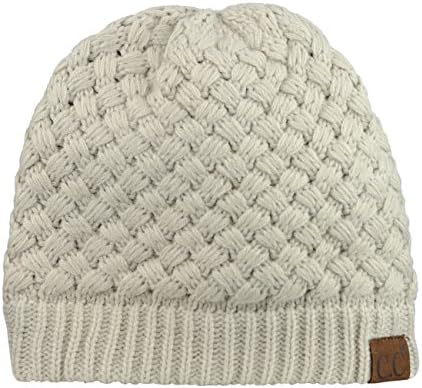 C.C KošaricePokretne pletenje toplo unutrašnje obloženo meko rastezanje Skully Beanie Hat