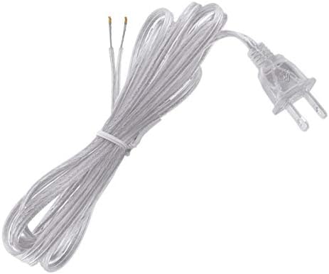 BL & P LAMP® Clear Srebrna kabela, 12 stopa dugačka žica dugačka 1 žica, ul