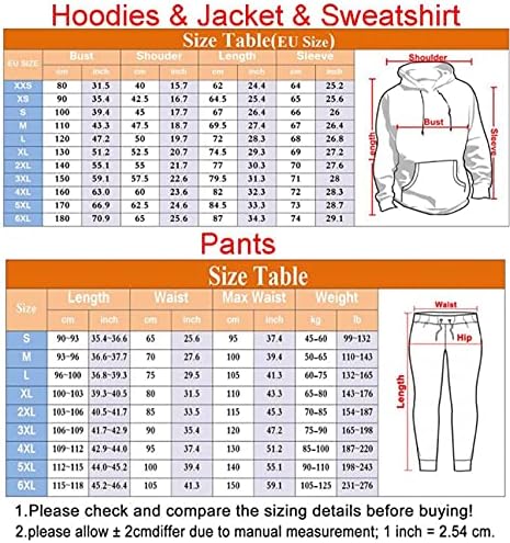 Plus size za žene 3D šareni dim tisak Muški set duksevi sa patentnim zatvaračem Duksevi Ležerne prilike Hip Hop Streetwear Sport hlače