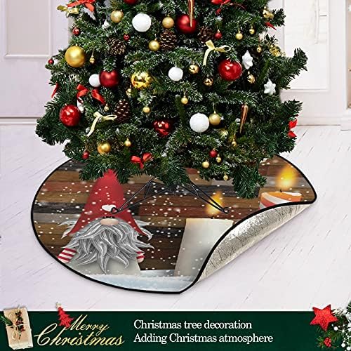 Božićni Dwar Christen Tree Mat vodootporan stalci za stalke Mat tepih ispod božićnog drveća