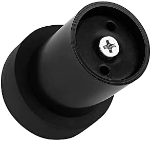 Cilindrični podni nosač za nosače, 2,4 visina, čestica od nehrđajućeg čelika Crna guma, pakovanje