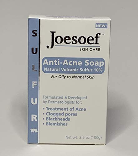 JOESOEF Skin CARE sumporni sapun za dermatologe farmaceutskog kvaliteta za akne odobren za Acne 4-Pack