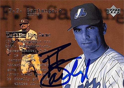 F.P. Santangelo autogramirana bejzbol kartica 1997. gornja paluba Definišite igru ​​ 153 - Muzičke trgovinske