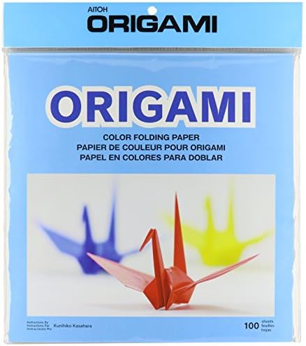 Origami Papir 9.75 X9,75 100 / PKG, različite boje