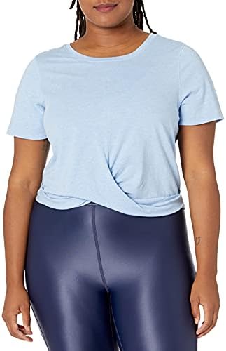 Essentials ženska mekana pamučna prednja košulja s krovom Yoga majica