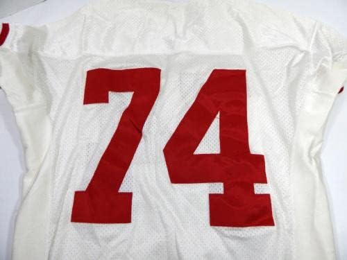 1995 San Francisco 49ers # 74 Igra izdana Bijeli dres 52 DP35372 - Neintred NFL igra rabljeni dresovi
