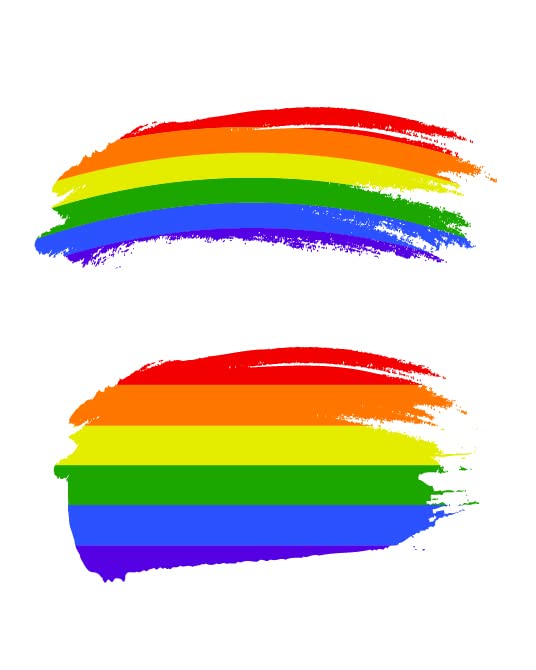 Rainbow Pride Face zastava Privremene tetovaže | Skin sef | Napravljen u SAD-u | Uklonljiv