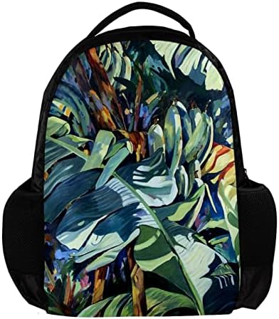 VBFOFBV putni ruksak, backpack laptop za žene muškarci, modni ruksak, moderna tropska biljka banana lišće banana