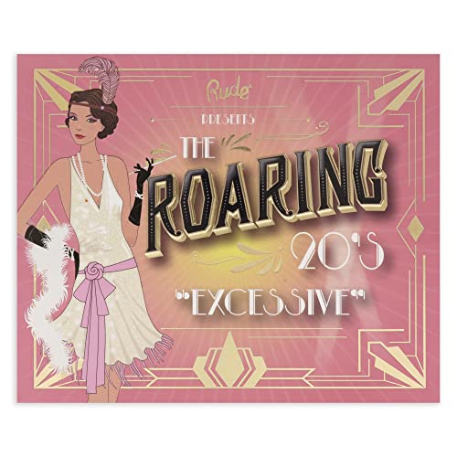 Rude Cosmetics Roaring 20s paleta sjenila-pretjerano sjenilo za oči žene 0.84 Oz