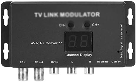 XDSDDS UHF TV Link Modulator AV do RF Converter IR Extender sa 21 kanalnim zaslonom PAL / NTSC Opcionalna