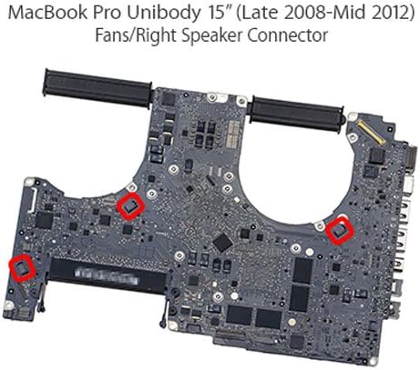 Odyson-Fan/desni zvučnik WTB konektor zamjena za MacBook Pro 13 Unibody A1278, 15 A1286